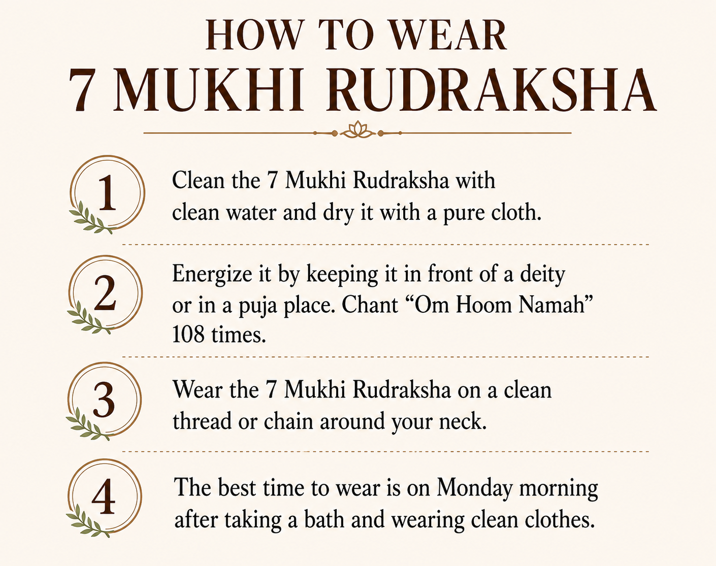 7 Mukhi Rudraksha ( Nepal Origin )